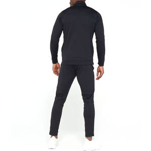 ชุดกีฬาสองชิ้นสำหรับผู้ชายชุดกีฬาผ้าฝ้ายโพลีเอสเตอร์พิมพ์ลายด้วยพลอยเทียมพิมพ์แบบกำหนดเองสำหรับฤดูหนาว - Product Image 2