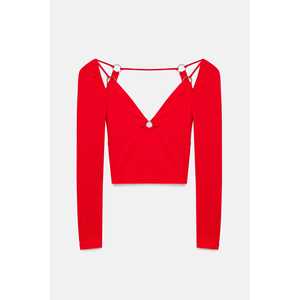 Blusa corta de manga larga - Product Image 6