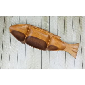 Assiette et plateau à dessert en bois massif faits à la main, ustensiles de cuisine élégants de qualité supérieure, idéaux pour les mariages et les événements spéciaux - Product Image 5