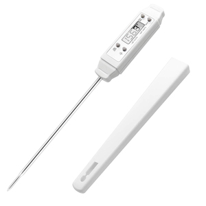Thermomètre alimentaire numérique Sonde en acier inoxydable Lecture instantanée Résolution 0,1°C Arrêt automatique Jauge de température de cuisson de la viande Cuisine - Product Image 1