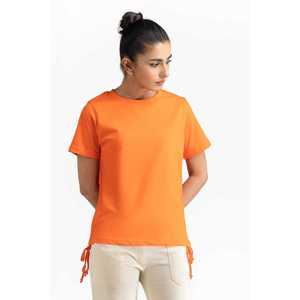 Camiseta de Punto 100% Algodón Naranja Modelo 231-213-004 a - Product Image 3