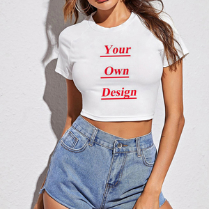 Camiseta Corta de Bambú y Algodón Sostenible para Mujer, Teñido Personalizado, Suave y Transpirable, Directo de Fábrica - Product Image 5