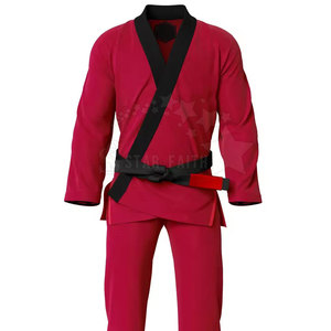 ชุดกิโมโน Jiu Jitsu ผ้าฝ้ายผสมชุดฝึกศิลปะการต่อสู้ BJJ ชุดฝึกมืออาชีพขายส่ง - Product Image 3