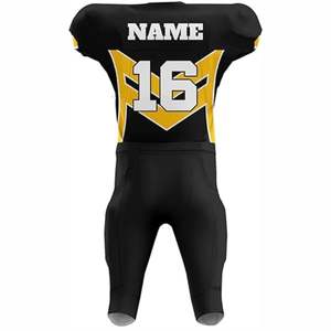 Maillot de football américain unisexe le plus vendu, uniformes personnalisés respirants à manches courtes pour adultes - Product Image 6