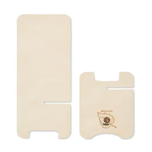 Support de téléphone écologique en bouleau, gadgets écologiques en forme de pots de fleurs et de jardinières - Product Image 2