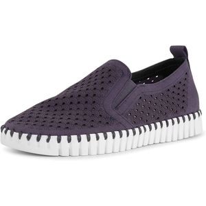 Sneaker Navy Ilse Jacobsen Taglia 10US Tulip Slip-On con Fodera Traspirante in Tessuto - Product Image 1