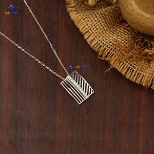 0.143 TDW รอบสดใสตัดเพชรจี้ทองสีขาวได้รับการรับรอง/ไม่ได้รับการรับรองเพชร Cvd เพชรเครื่องประดับปรับ - Product Image 3