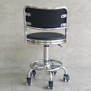 MFH219B Portable Salon Furniture Swivel Chair with Comfortable <b>Round</b> <b>Cushion</b> and Backrest - Product Image 5