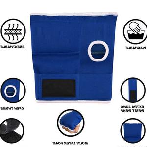 Gants intérieurs à enroulement rapide, gants de boxe élastiques, bandages de karaté, bandages de Muay Thai, rembourrage en gel, évacuation de l'humidité, unisexe, protection - Product Image 3