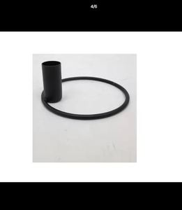 Trending Wholesale Iron Home Decorative Luxury <b>Matt</b> Black Color Vintage Design Candle Stand for <b>Table</b> Top Decoration Available - Product Image 4