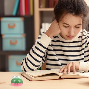 Temporizador Mecánico de Plástico ABS de 60 Minutos con Fácil Operación y Recordatorio de Tiempo en Forma de Rana Adorable para Cocinar - Product Image 4