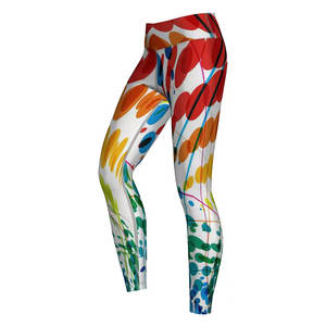 Leggings athlétiques sublimés personnalisés pour femmes pantalons de yoga extensibles taille haute pour le sport et la salle de sport étiquettes de marque personnalisées - Product Image 1