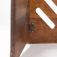 FIDA FURNITURE Dudukan Laptop Kayu Lipat Modern untuk Tablet Laptop Desain Tahan Lama Portabel Kerajinan Tangan Premium