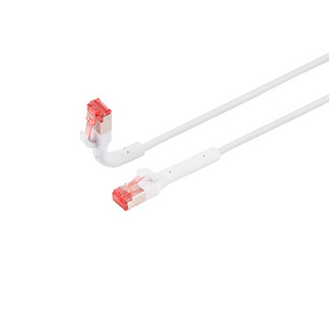 Cavo patch RJ45 Cat.6a Flex 360° angolo variabile bianco 0,5 m - Product Image 1