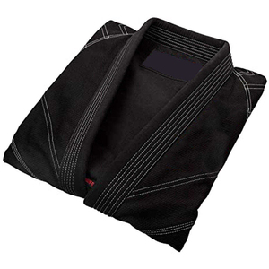 Venta caliente mezcla de algodón pantalones de artes marciales cordón cintura reforzada rodilla para Karate Jiu Jitsu entrenamiento Unisex entrenamiento - Product Image 6