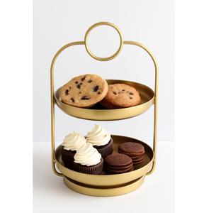 Soporte de metal para tartas con un diseño intrincado y una base resistente donde el estilo se combina con la funcionalidad - Product Image 4