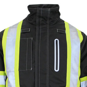 Chaqueta de seguridad de alta visibilidad Mangas completas Ropa DE TRABAJO reflectante de invierno Hombres Hi Vis Softshell Chaqueta de seguridad de poliéster Ropa DE TRABAJO - Product Image 2