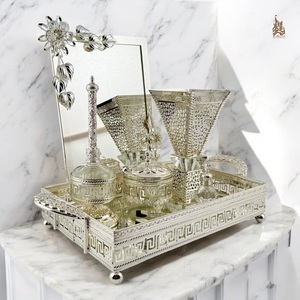 Diffuseur d'arôme de brûleur de charbon en métal pour la décoration intérieure islamique et le décor du Ramadan - Product Image 4