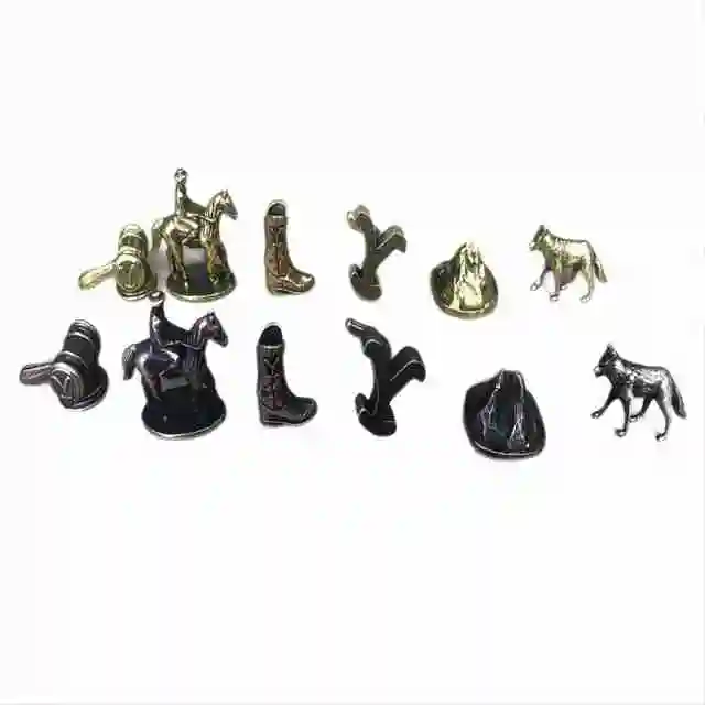 Jetons de jeu en métal de haute qualité, figurines de jeu miniatures en métal, fabricant