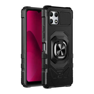 Fundas Magnéticas con Anillo para T-Mobile Revvl 7 5G, Color Negro - Product Image 1