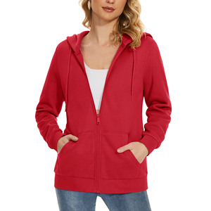 Sweat à capuche à manches longues gaufré décontracté pour femmes pour l'automne hiver sweats à capuche imprimés de couleur unie pour femme - Product Image 1