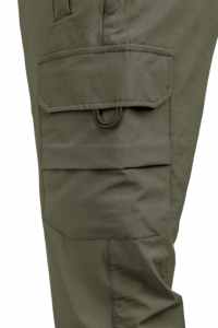 Pantalon tactique en tissu coupe skinny kaki – Confortable et flexible, design ajusté pour une mobilité accrue – Vente en gros - Product Image 4