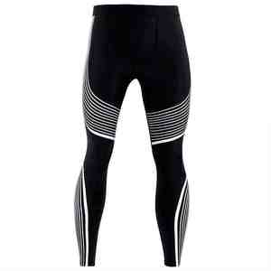 Leggings de Compresión para Hombre de Alta Calidad para BJJ, MMA y Boxeo, Cintura Elástica, Estampado, Algodón/Bambú, Secado Rápido, Transpirables, Largo Completo - Product Image 1