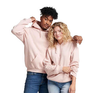 Sudadera con Capucha de Manga Larga para Hombre, Esencia Pura, 100% Algodón, Ecológica, Corte Holgado, con Bolsillo Delantero y Cordón Ajustable - Product Image 1