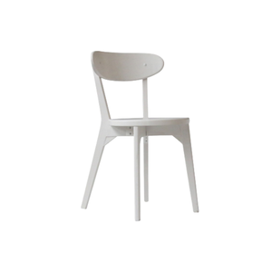 Wooden <b>Dining</b> <b>Chair</b> Solid Teak Wood Restaurant <b>Chair</b> <b>White</b> Color For Restaurant Event and <b>Dining</b> - Product Image 1