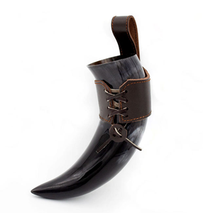 เขาสัตว์แท้คุณภาพสูง ประดับตกแต่งบ้าน สไตล์สัตว์ ขัดเงาสีงาช้าง เป็นมิตรกับสิ่งแวดล้อม พร้อมซองหนัง - Product Image 4