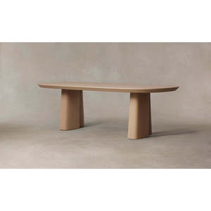 Minimalist Design Fragment Dining <b>Table</b> Convertible <b>Extendable</b> Oval Wooden Set with Stable Assembled Features for Home Use - Product Image 2