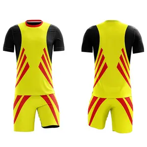 High Quality Cheap Price Team Football Soccer Uniform Sets Direct Factory Supplier Team Soccer Jersey And Shorts Sets