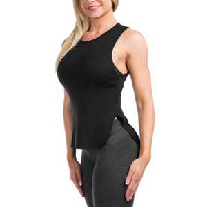 เสื้อยืดออกกำลังกายผ้าฝ้าย2025แขนกุดสำหรับผู้หญิงเสื้อยืดฟิตเนสไซส์ใหญ่พิเศษทรงหลวมลำลองสำหรับฤดูร้อน - Product Image 1