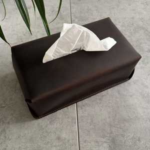 Boîte à mouchoirs de luxe légère pour hôtel et maison Tiroir en cuir pour salon Publicité promotionnelle Cadeau Tiroir en papier LBTC-0018B - Product Image 2