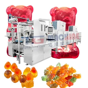 2024 Technologically advanced 300 kg/h automatic gummy machine candy depositor jelly sweet production line