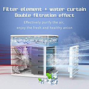 Ventilador de Aire Acondicionado Portátil Compacto, Diseño Eléctrico de Plástico para Refrigeración en Espacios Pequeños - Product Image 3