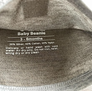 Gorro antiradiación con protección Emf, gorro para bebé, gorro jacquard - Product Image 4