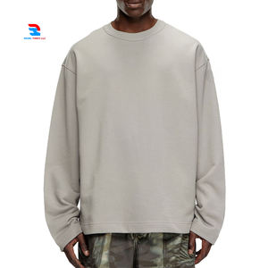 Sudaderas y Hoodies Holgadas de Invierno para Hombre, Corte Oversize con Hombros Caídos, Felpa de Poliéster/Algodón de Peso Medio - Product Image 1