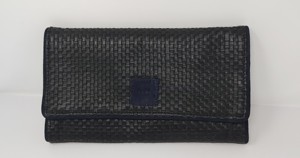 Monederos de mano para mujer al por mayor, novedad de verano, bolso de mano, bolso de noche de cuero puro trenzado, bolsos de mano negros simples con tapa para mujeres y niñas - Product Image 6