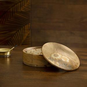 ชุดเครื่องครัวหม้ออุ่นอาหารกล่องโรติทำจากไม้ใช้ในครัว - Product Image 5