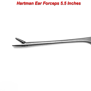 Instrumentos de Otorrinolaringología Hartman, Pinzas Micro Alligator Dentadas, Tubo de Succión de Acero Inoxidable, Manual - Product Image 2