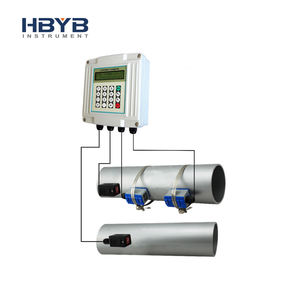 コンパクトデザイントリクロロエチレンエチレングリコール非侵入型LCDディスプレイ固定超音波流量計パイプ外装用 - Product Image 3