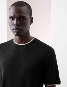 Camiseta de ajuste acogedor para hombre, ropa de calle, proveedor de moda, ropa de uso diario para salón, gimnasio de viaje, ropa informal cómoda a granel - Product Image 2