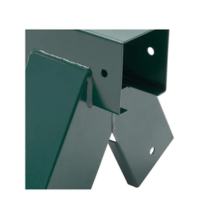 Support de balançoire en métal robuste Kit de support de pergola d'angle droit à 3 voies pour poutres en bois Gazebo extérieur et structure de jardin - Product Image 2