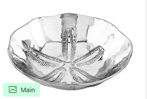 Cuenco decorativo de aluminio martillado con interior dorado, ideal para centro de mesa, almacenamiento elegante y decoración festiva - Product Image 5