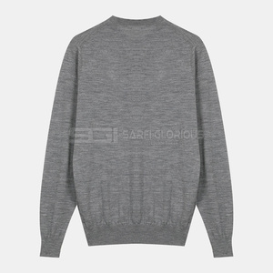 Oversized Long Sleeve Cotton Sweat Shirts for Men Pullover Blank <b>Crewneck</b> Sweatshirt Unisex Custom Logo - Product Image 2