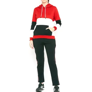 Traje esportivo feminino, top para treino de corrida e jogging, preço barato, cores vermelho e preto