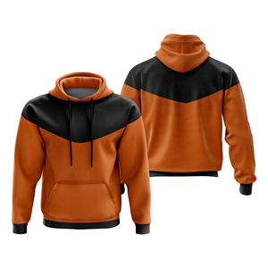 Sudaderas con capucha de 100% algodón personalizadas para hombre, ropa de diseñador transpirable de talla grande con logotipo estampado en 3D - Product Image 4
