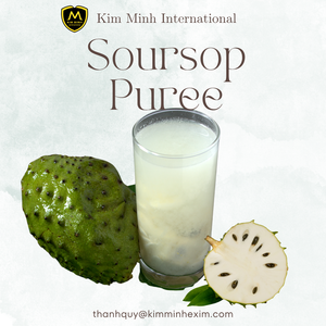 Purée de corossol/guanabana congelée de jus de Kim Minh International Vietnam sans sucre dans un emballage en vrac - Product Image 5