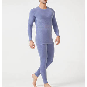 Ensemble intérieur thermique à manches longues avec ceinture élastique pour une chaleur confortable Ensemble intérieur thermique léger - Product Image 4